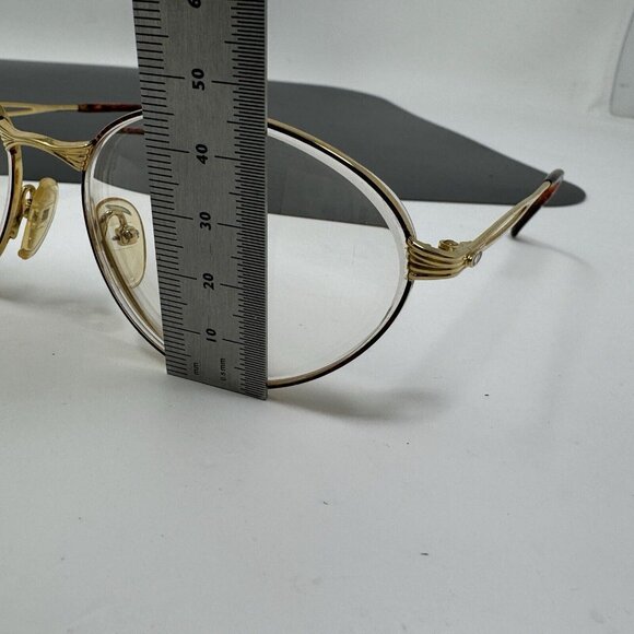 Christian Dior Eyeglasses 2863 41 Gold & Tortoise Red 56 []16-140 - Picture 15 of 16
